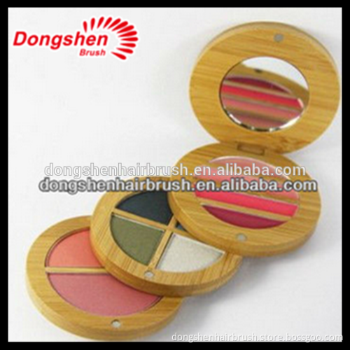 cosmetic bamboo powder compact
